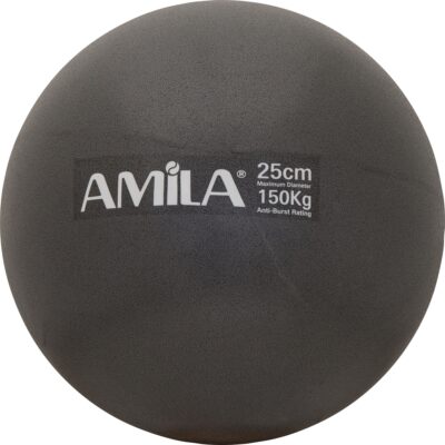 Amila Μπάλα Pilates 25cm, Μαύρη, σε κουτί - 95816