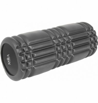 Amila Κύλινδρος Ισορροπίας - Foam Roller Plexus Φ14x33cm - 96806-Black