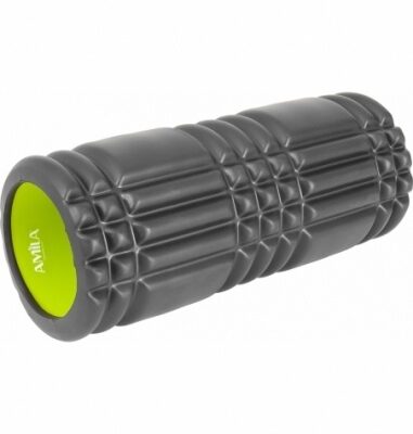 Amila Κύλινδρος Ισορροπίας - Foam Roller Plexus Φ14x33cm - 96822-Black