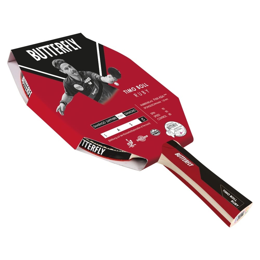 Butterfly - Ρακέτα Ping Pong Butterfly Timo Boll Ruby - 97165 - Image 2