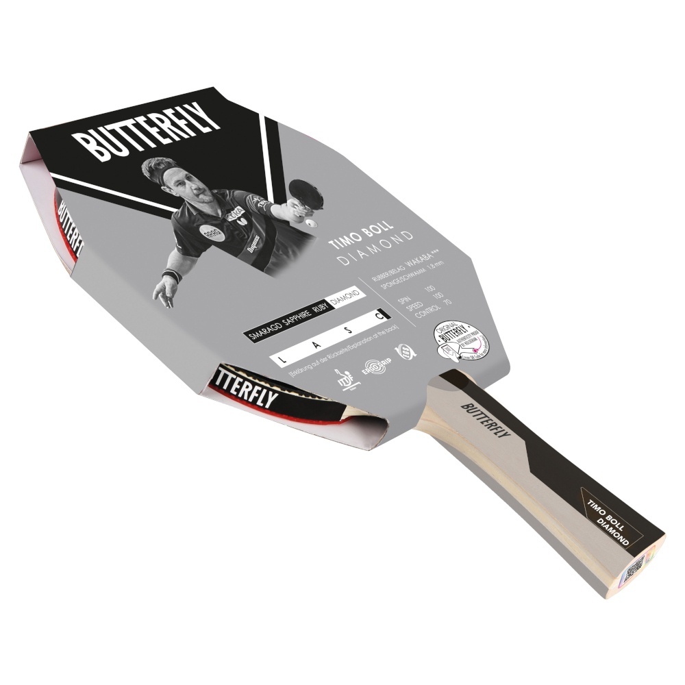 Butterfly - Ρακέτα Ping Pong Butterfly Timo Boll Diamond - 97166 - Image 2