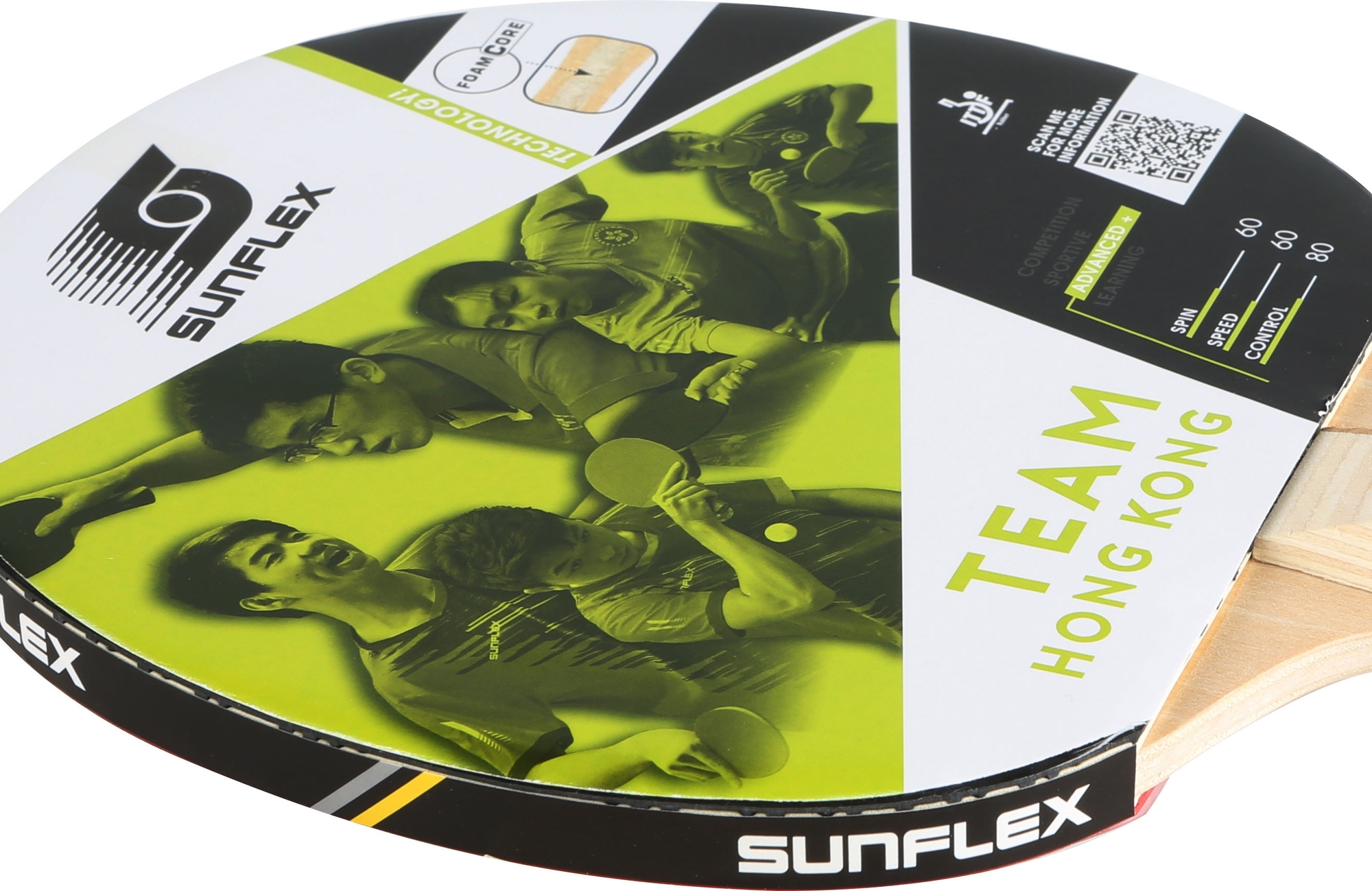 Sunflex Ρακέτα Ping Pong - Team Hong Kong - 97179 - Image 2