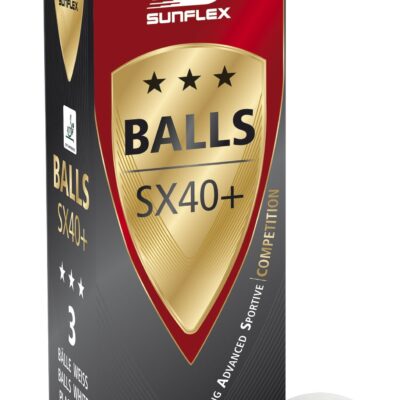 Μπαλάκια Ping Pong Sunflex SX40+ Competition PVC 3 Τεμάχια - 97253