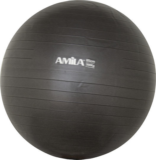 Amila Μπάλα Γυμναστικής - GYMBALL 65cm - 48414-Black - Image 3