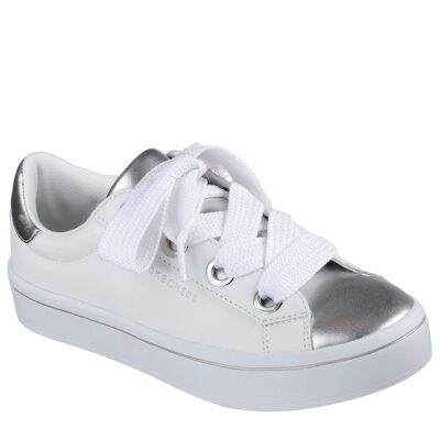 Skechers Παπούτσι Γυναικείο -Hi-Lites - Medal Toes 982-White-Silver