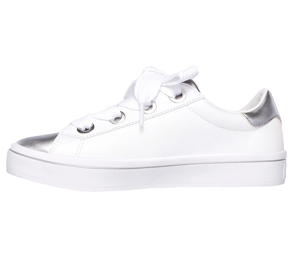 Skechers Παπούτσι Γυναικείο -Hi-Lites - Medal Toes 982-White-Silver - Image 2