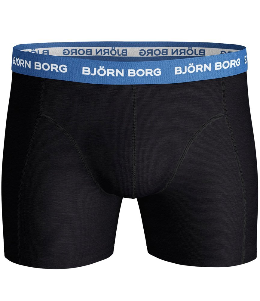 Bjorn Borg Ανδρικά Εσώρουχα 3τεμ. - Shorts Contrast Solid 3 Pieces - Black - 9999-1028-90012 - Image 2