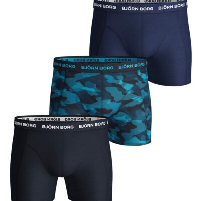 Bjorn Borg Ανδρικά Εσώρουχα 3τεμ. - Essential Boxer 3p - Total Eclipse - 9999-1132-70291