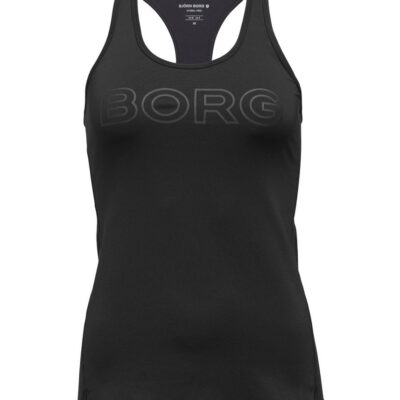 Bjorn Borg T-shirt Αμάνικο Γυναικείο - RACERBACK TANK CLE - Black Beauty