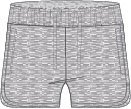 Bjorn Borg Σόρτ Γυναικείο - Sweat Short Millie - Light Grey Melanze - Image 5