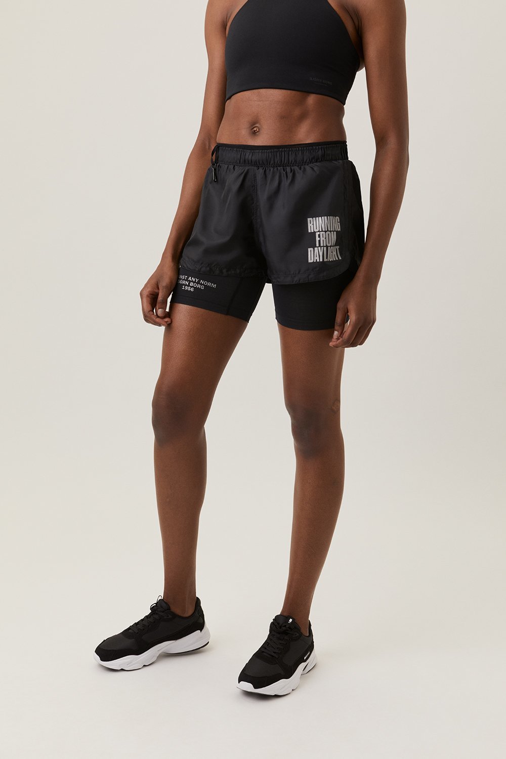Bjorn Borg Σόρτ Performance Γυναικείο - Night Shorts - Black Beauty