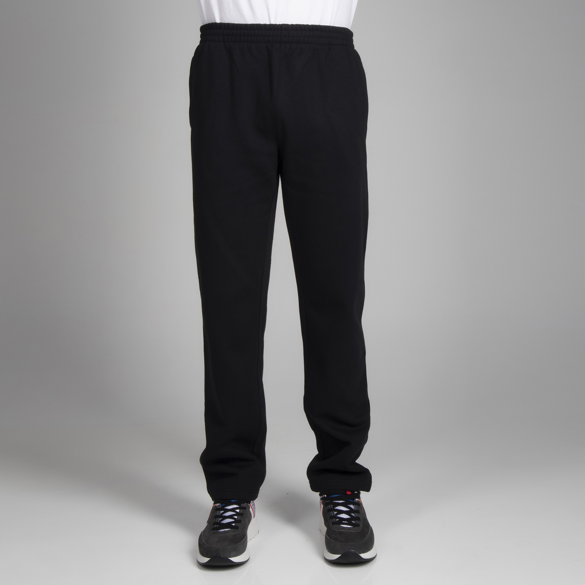 Russell Athletic - Ανδρικό Παντελόνι Φόρμας Μαύρο A1007-2-099 - Open Leg Pant - Black - Image 2