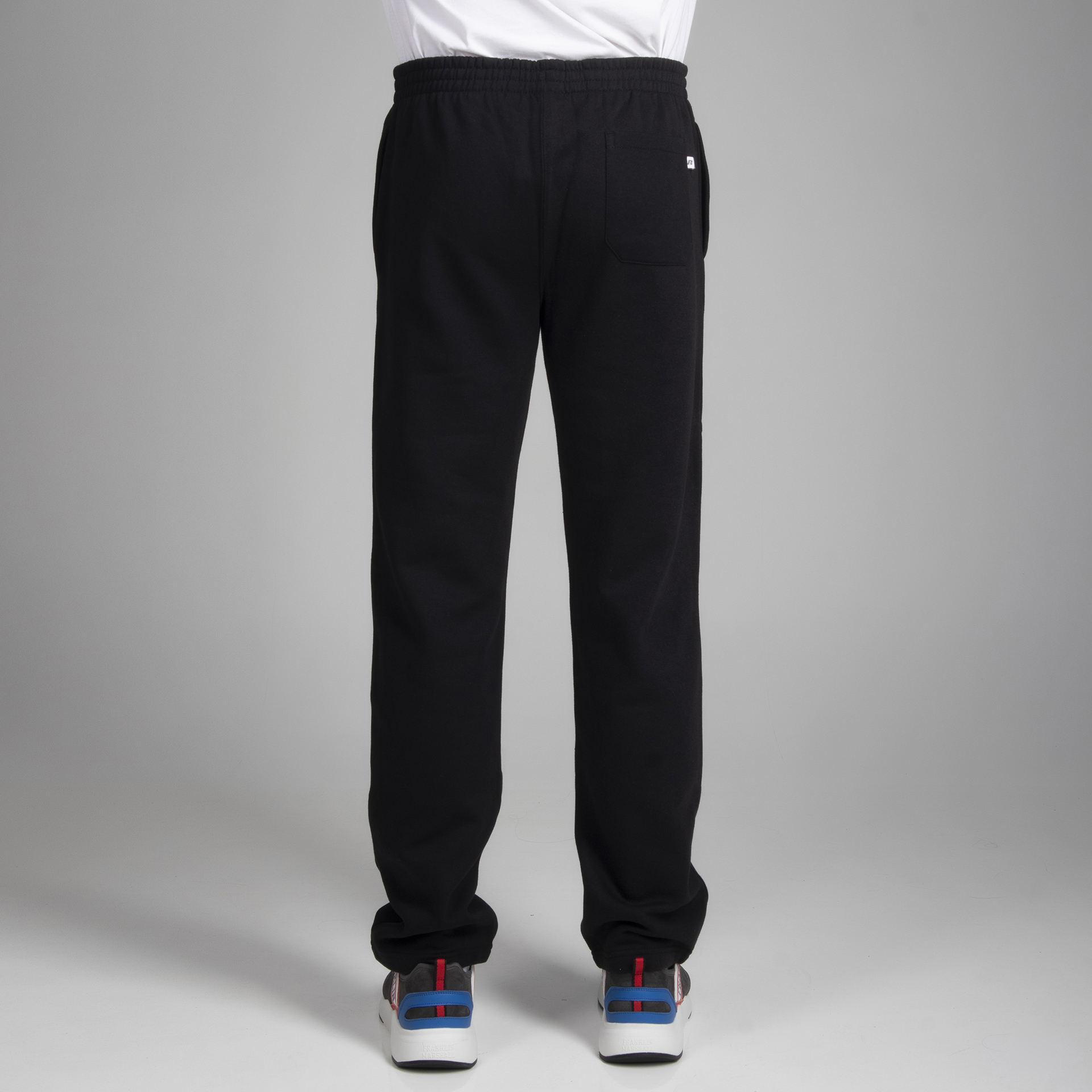 Russell Athletic - Ανδρικό Παντελόνι Φόρμας Μαύρο A1007-2-099 - Open Leg Pant - Black - Image 3