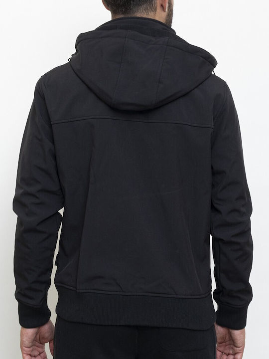 Russell Athletic Ανδρικό Μπουφάν - Zip Through Hoody Softshell Jacket - A3-722-2-099 - Black - Image 2