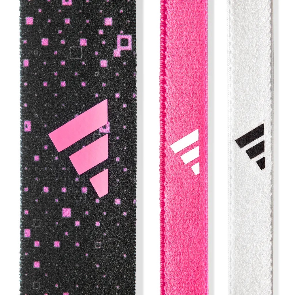 Adidas Hairbands - ADAC-16160-PNKWHBK - Graphic Pink Wh Bk - Image 2
