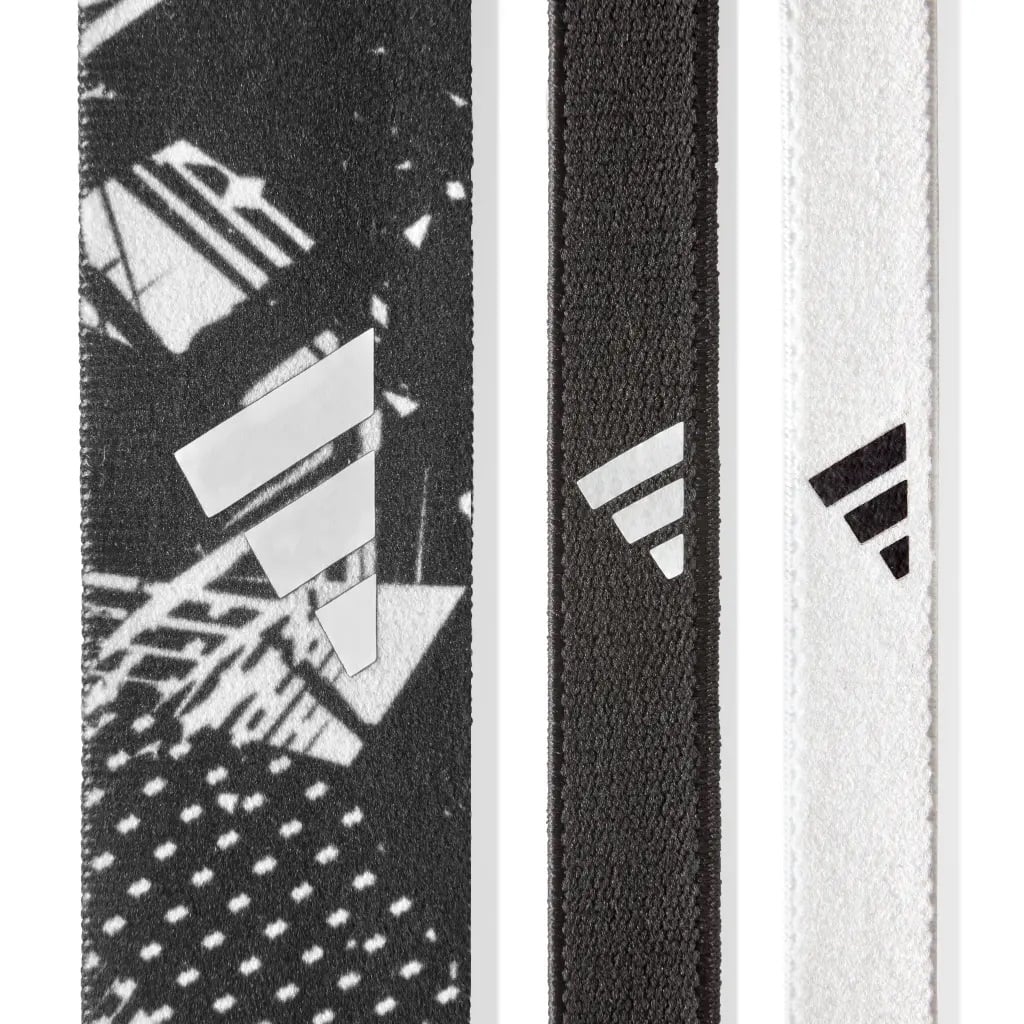 Adidas Hairbands - ADAC-16161-BLAKWHI - Black White - Image 2