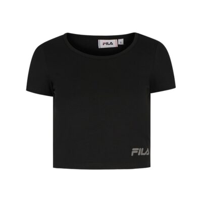 Fila Crop Top Γυναικείο Κοντομάνικο - Womens - APCDWS25030-BLACK