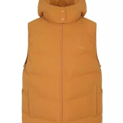 Fila Ανδρικό Αμάνικο Μπουφάν - Klay - APERMF24002-500 - Κίτρινο