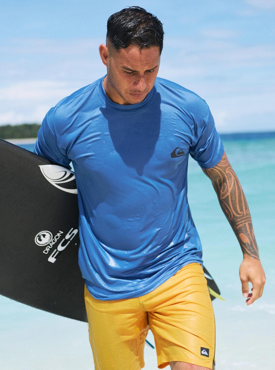 Quiksilver Ανδρικό Αντιλιακό UPF 50 Surf T-Shirt - Everyday Surf - AQYWR03135-blc0 riviera - Image 3
