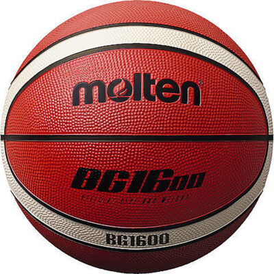Molten Μπάλα Μπάσκετ Rubber Cover -  Size 5 - Orange/Ivory - B5G1600