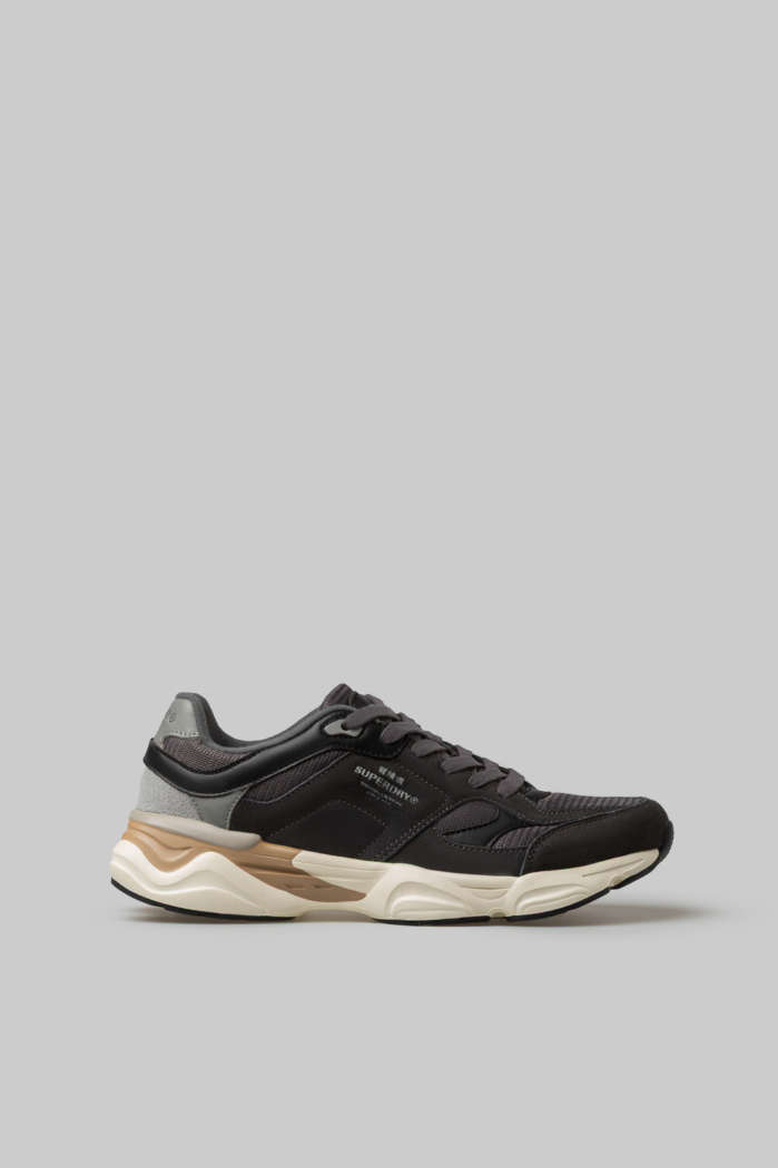 Superdry Παπούτσι Ανδρικό - Riley - C00110AV1-007 - Dark Grey/Black
