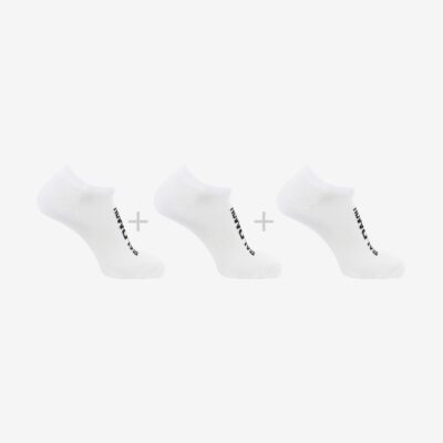 Salomon Κάλτσες Τρία Ζεύγη Unisex - EVERYDAY LOW 3-PACK - C20869  White