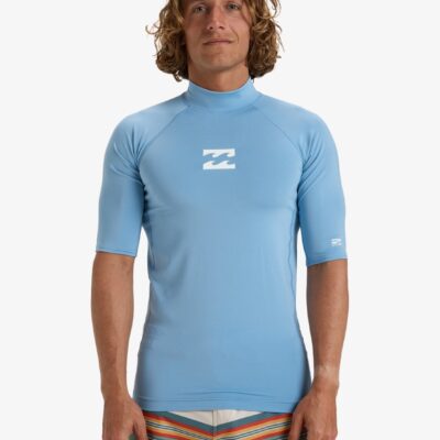 Billabong Ανδρικό Αντιλιακό UPF 50 T-Shirt - Waves All Day - EBYWR00101-bjd0 sky blue