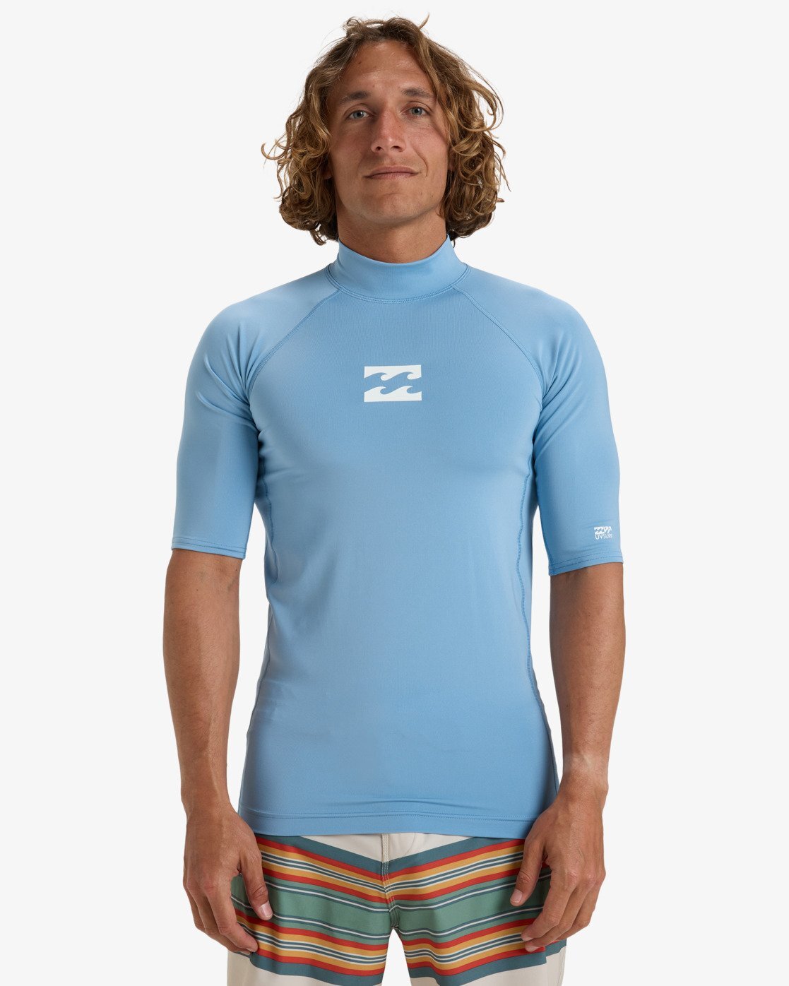 Billabong Ανδρικό Αντιλιακό UPF 50 T-Shirt - Waves All Day - EBYWR00101-bjd0 sky blue