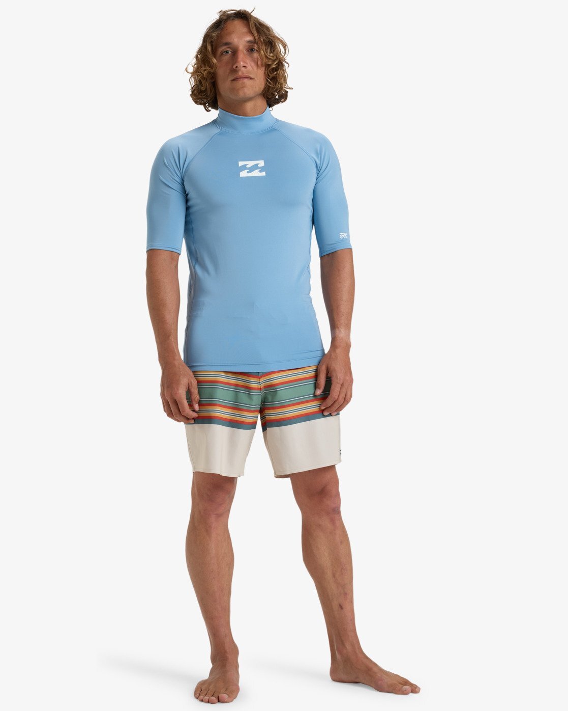 Billabong Ανδρικό Αντιλιακό UPF 50 T-Shirt - Waves All Day - EBYWR00101-bjd0 sky blue - Image 2