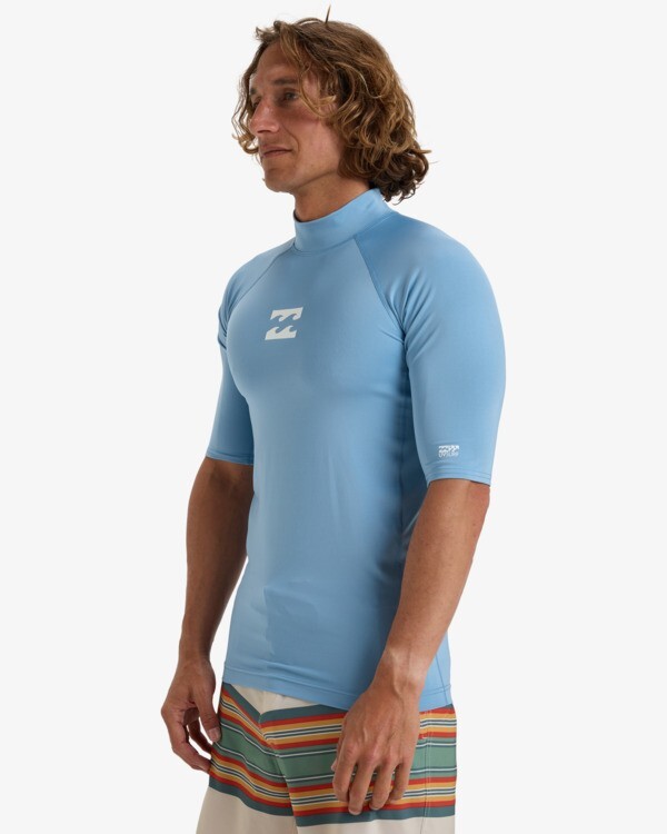 Billabong Ανδρικό Αντιλιακό UPF 50 T-Shirt - Waves All Day - EBYWR00101-bjd0 sky blue - Image 4