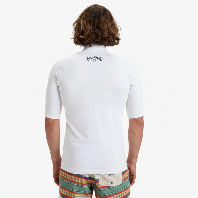 Billabong Ανδρικό Αντιλιακό UPF 50 T-Shirt - Waves All Day - EBYWR00101-wht White - Image 2