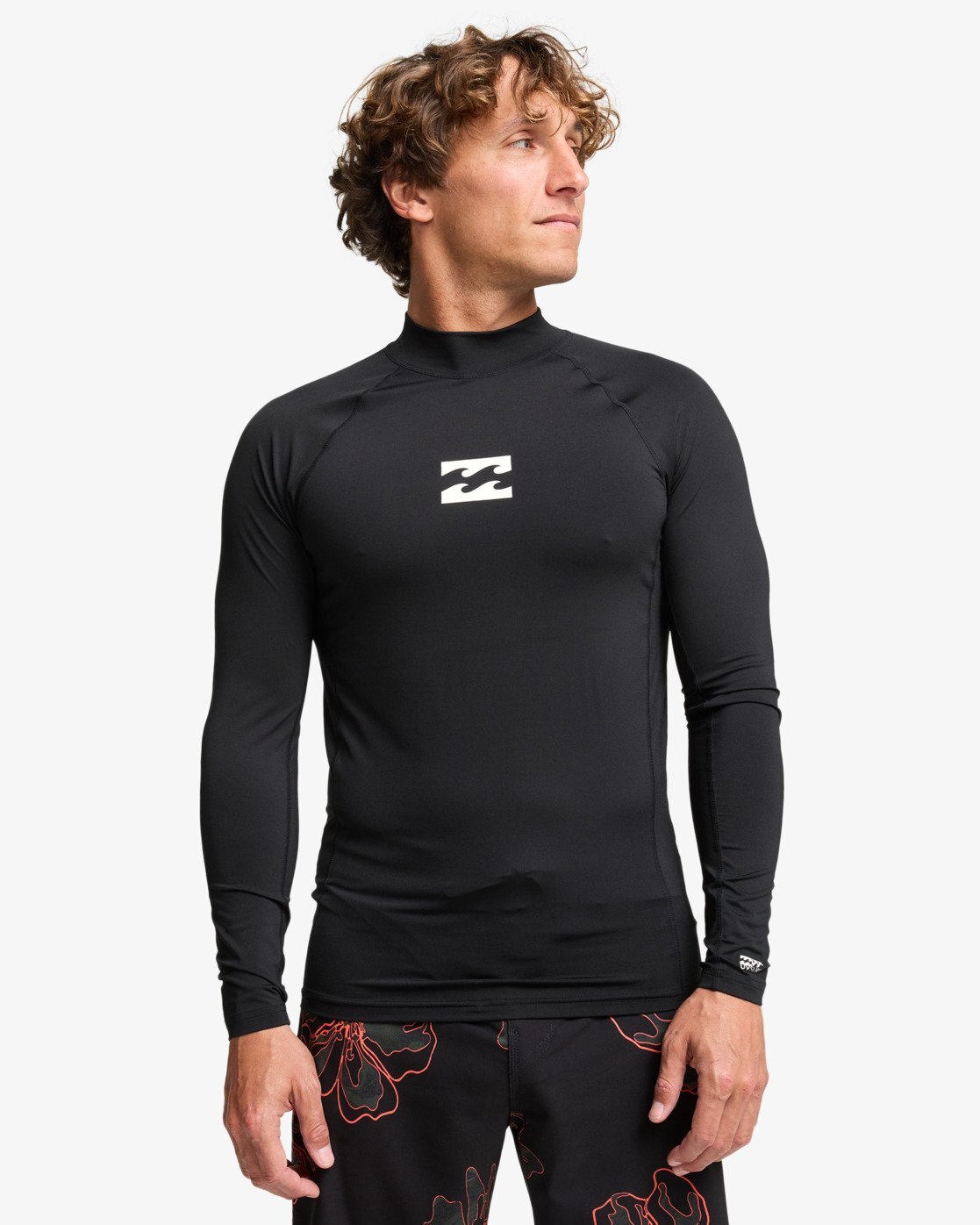 Billabong Ανδρικό Αντιλιακό Long Sleeve UPF 50 T-Shirt - Waves All Day - EBYWR00102-blk black