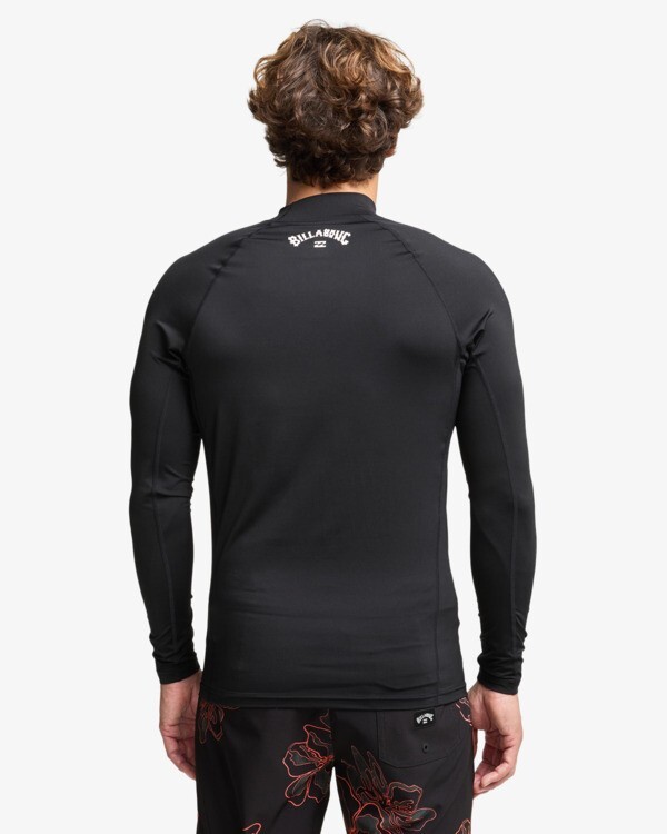 Billabong Ανδρικό Αντιλιακό Long Sleeve UPF 50 T-Shirt - Waves All Day - EBYWR00102-blk black - Image 3