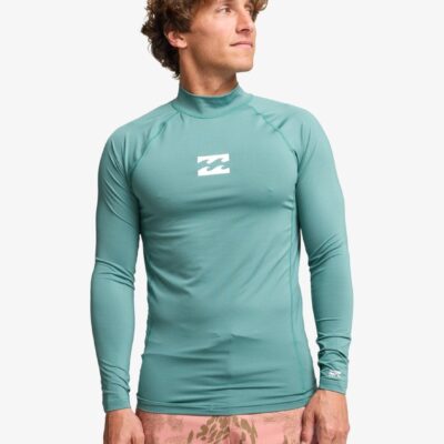 Billabong Ανδρικό Αντιλιακό Long Sleeve UPF 50 T-Shirt - Waves All Day - EBYWR00102-bmr0 sea green