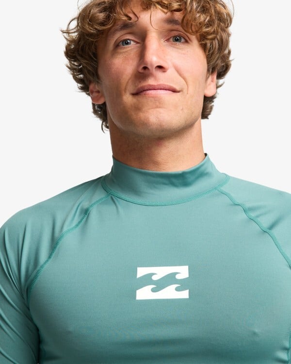 Billabong Ανδρικό Αντιλιακό Long Sleeve UPF 50 T-Shirt - Waves All Day - EBYWR00102-bmr0 sea green - Image 3