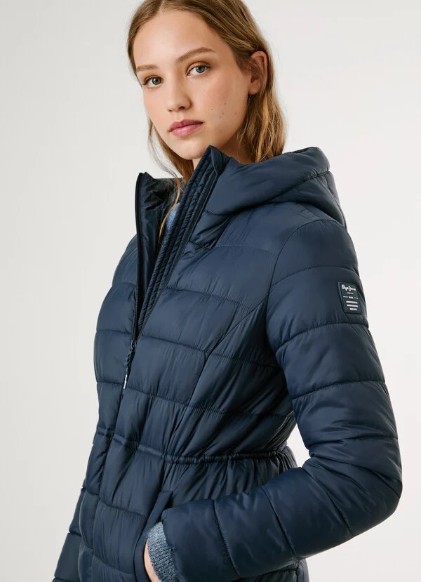Pepe Jeans Γυναικείο Μπουφάν - long padded puffer jacket - PL4024372-592 - dulwich blue - Image 2