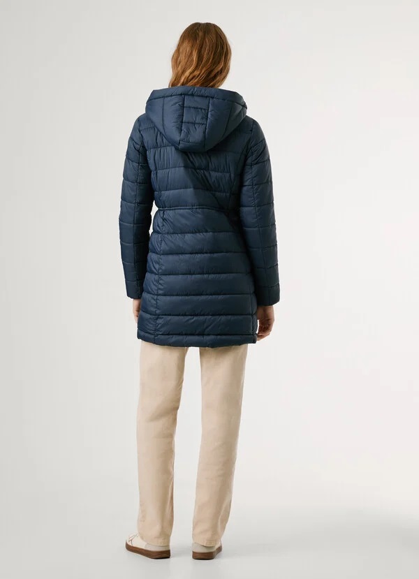 Pepe Jeans Γυναικείο Μπουφάν - long padded puffer jacket - PL4024372-592 - dulwich blue - Image 3