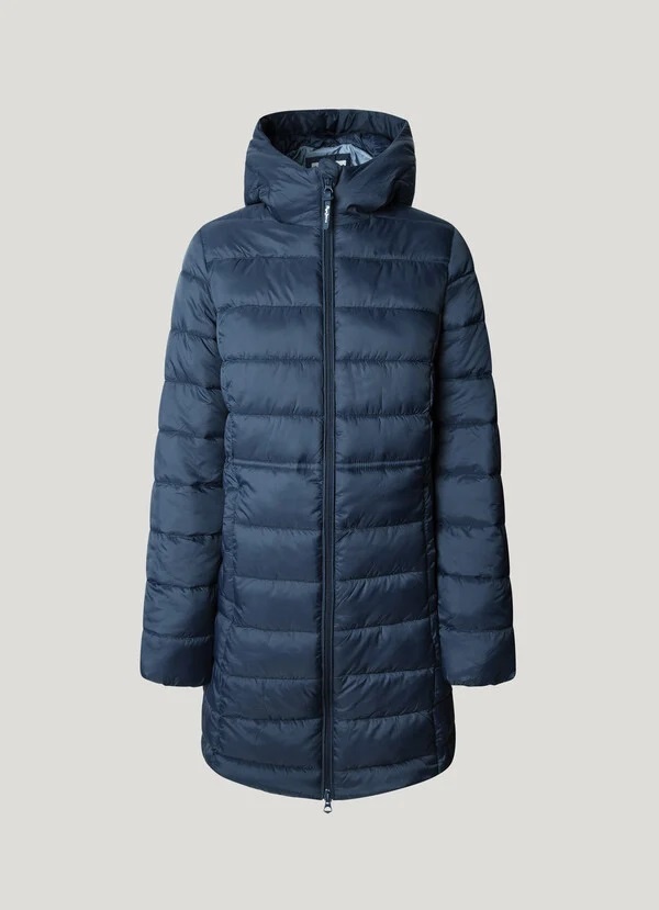 Pepe Jeans Γυναικείο Μπουφάν - long padded puffer jacket - PL4024372-592 - dulwich blue - Image 4