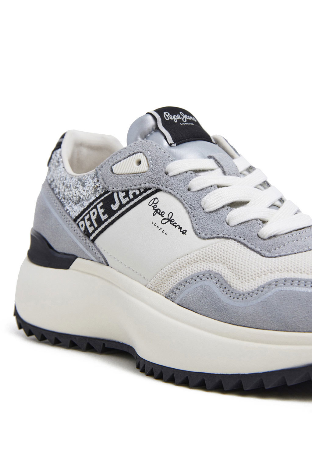 Pepe Jeans Παπούτσι Γυναικείο - Kimi Land - PLS60043-914 - Silver Grey - Image 4