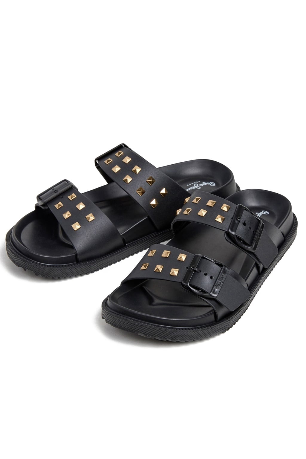 Pepe Jeans Γυναικεία Σανδάλια - Ocean Studs - PLS700005-999 - Black