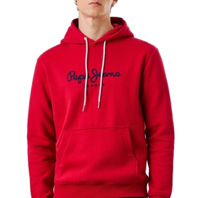 Pepe Jeans Ανδρικό Φούτερ Με Κουκούλα - MACBETH - PM5800009-285 - RUGBY RED