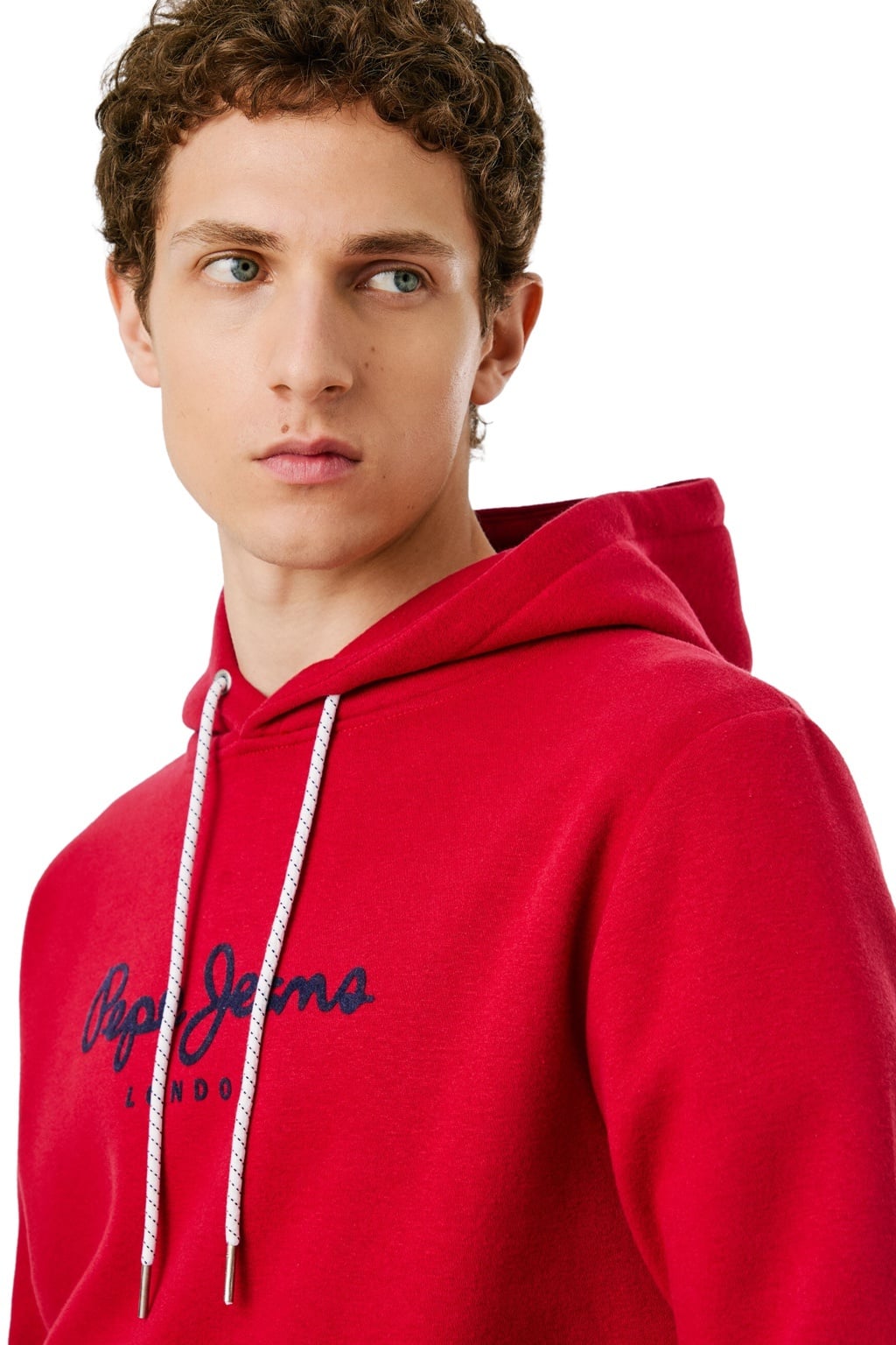 Pepe Jeans Ανδρικό Φούτερ Με Κουκούλα - MACBETH - PM5800009-285 - RUGBY RED - Image 2