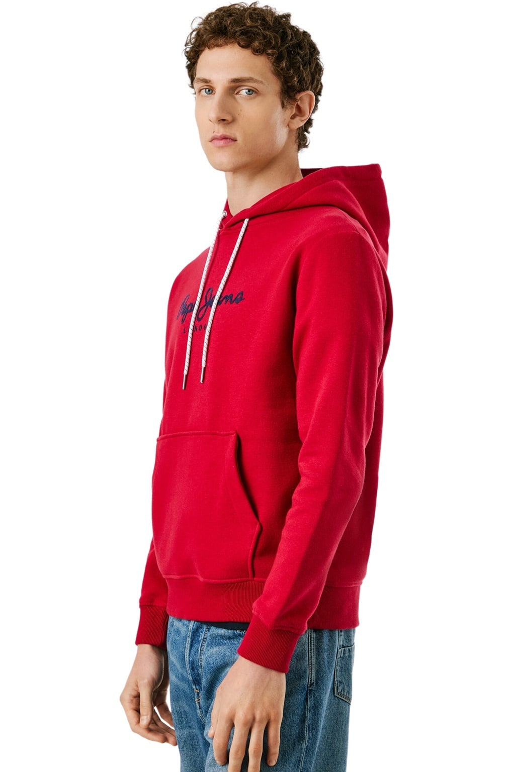 Pepe Jeans Ανδρικό Φούτερ Με Κουκούλα - MACBETH - PM5800009-285 - RUGBY RED - Image 3