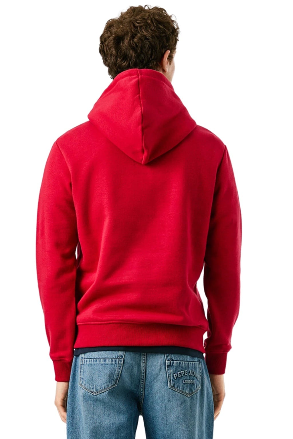 Pepe Jeans Ανδρικό Φούτερ Με Κουκούλα - MACBETH - PM5800009-285 - RUGBY RED - Image 4