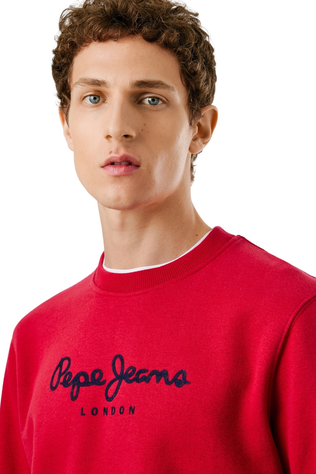 Pepe Jeans Ανδρικό Φούτερ - MACBETH PLAIN - PM5800011-285 - RUGBY RED - Image 2