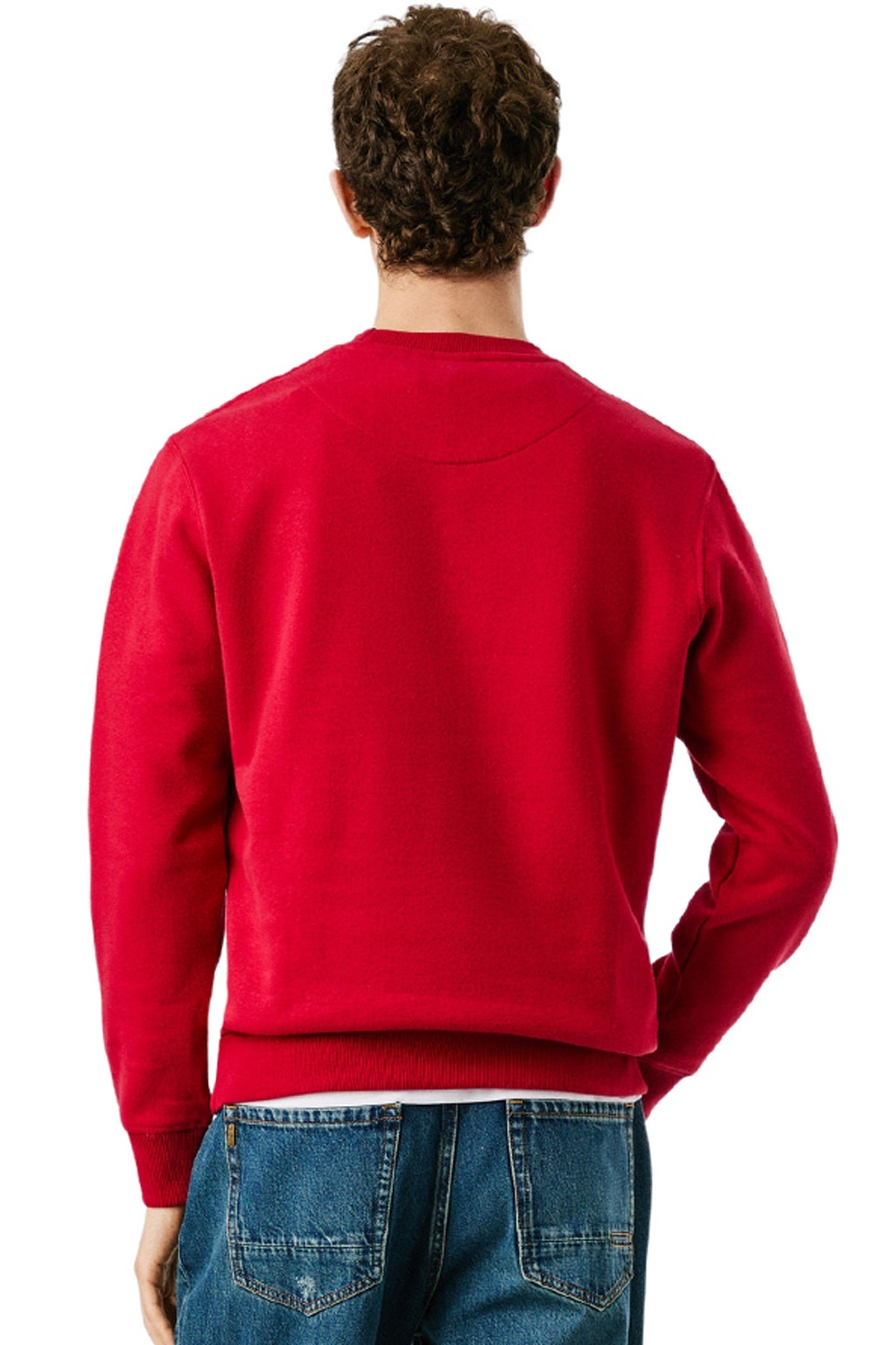 Pepe Jeans Ανδρικό Φούτερ - MACBETH PLAIN - PM5800011-285 - RUGBY RED - Image 4
