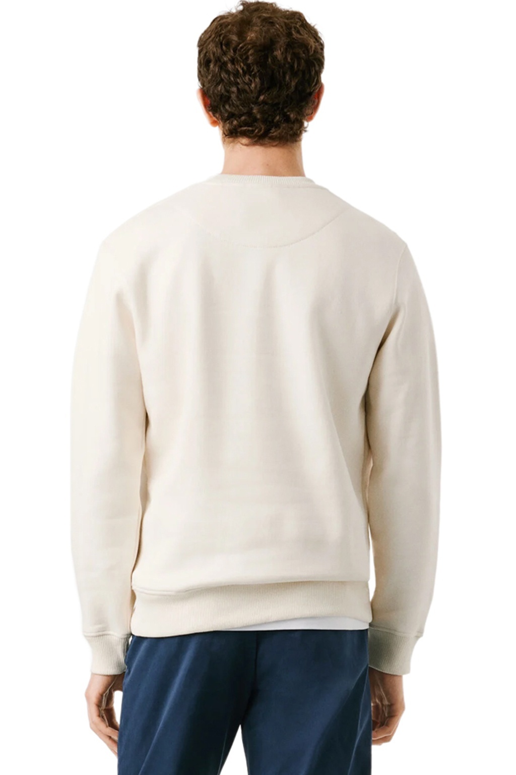 Pepe Jeans Ανδρικό Φούτερ - MACBETH PLAIN - PM5800011-804 - IVORY WHITE - Image 4