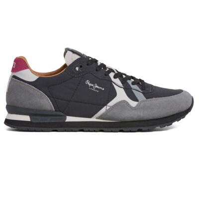 Pepe Jeans Ανδρικό Παπούτσι - Brit Prints - PMS400002-975 - Dark Grey