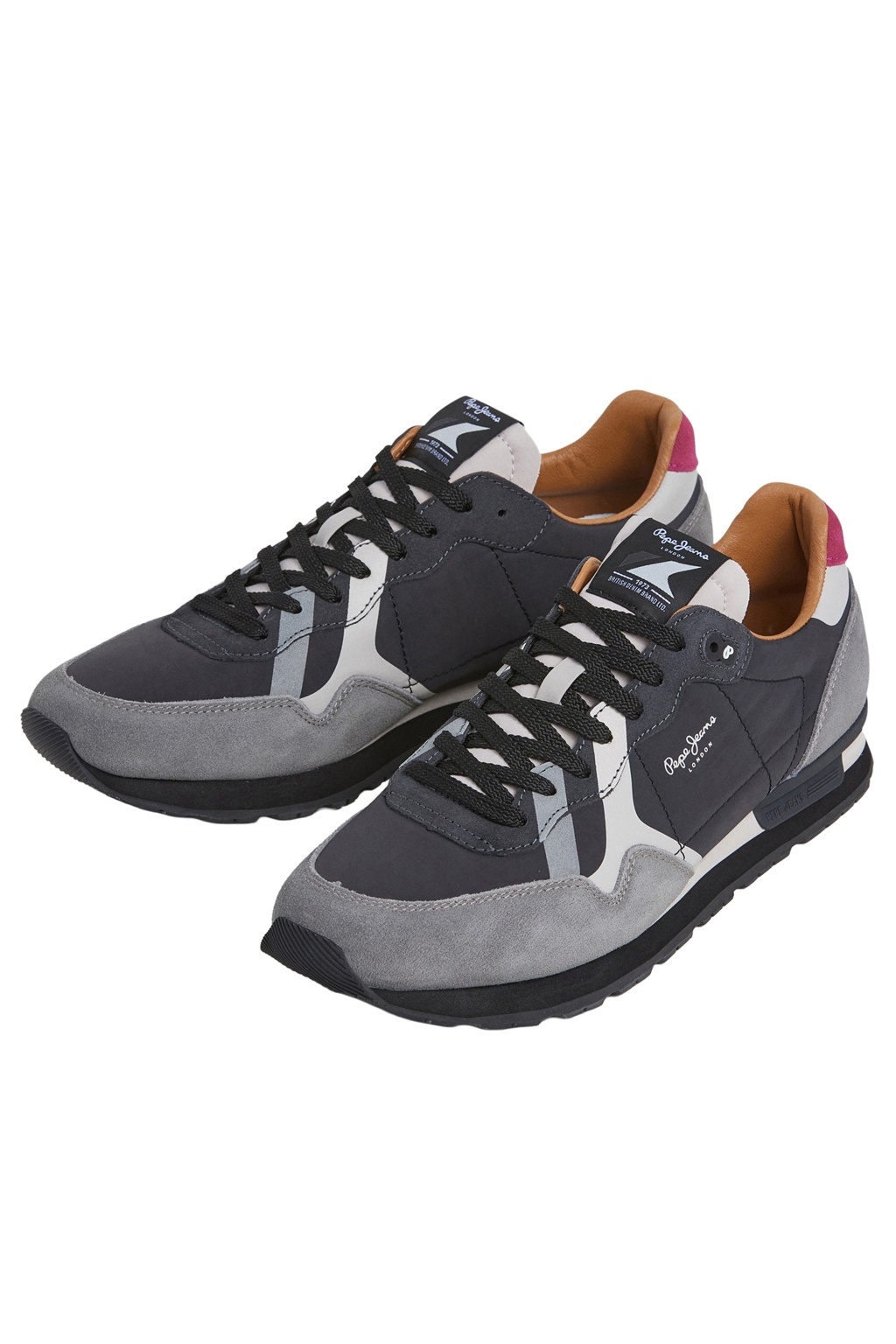 Pepe Jeans Ανδρικό Παπούτσι - Brit Prints - PMS400002-975 - Dark Grey - Image 2