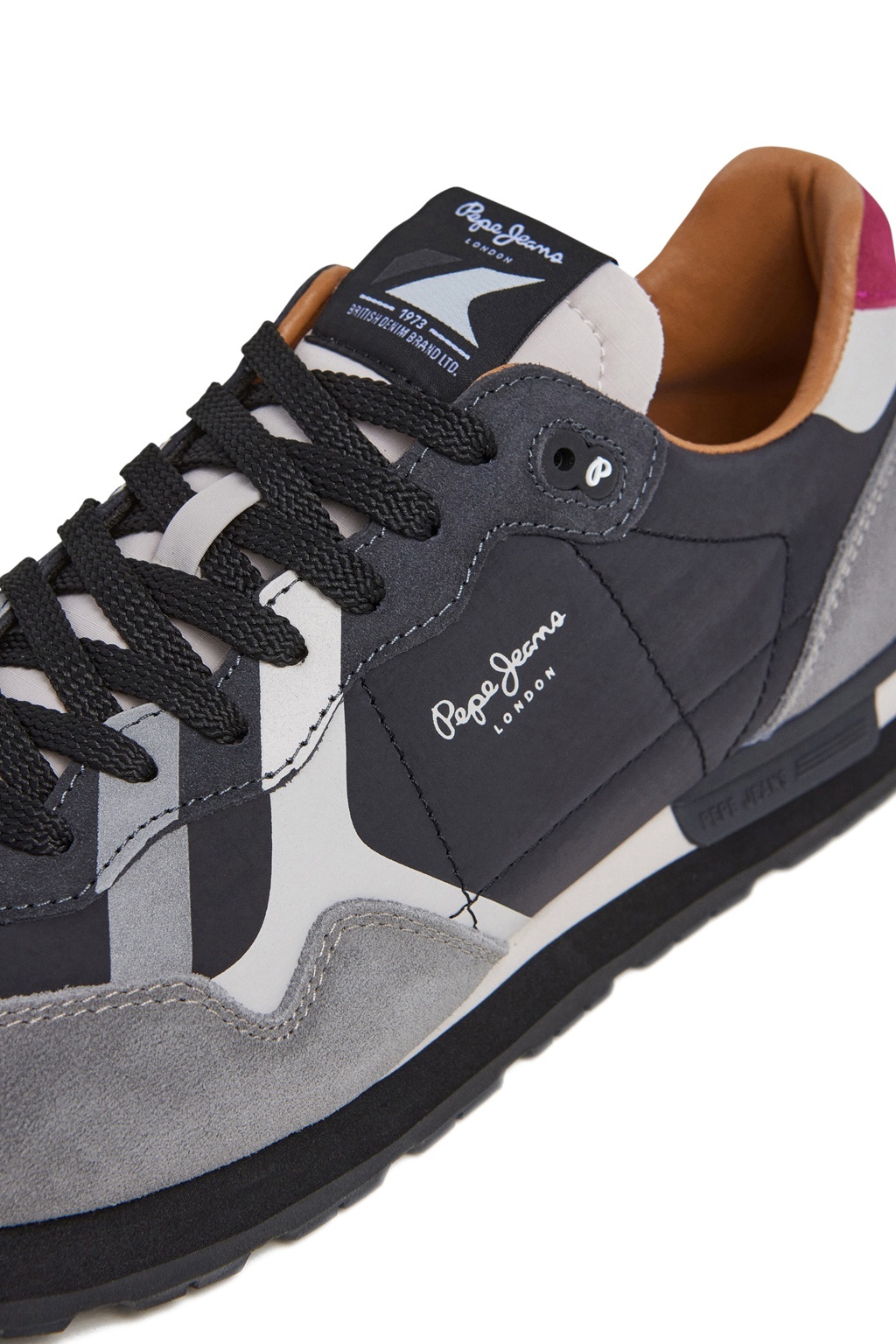 Pepe Jeans Ανδρικό Παπούτσι - Brit Prints - PMS400002-975 - Dark Grey - Image 4